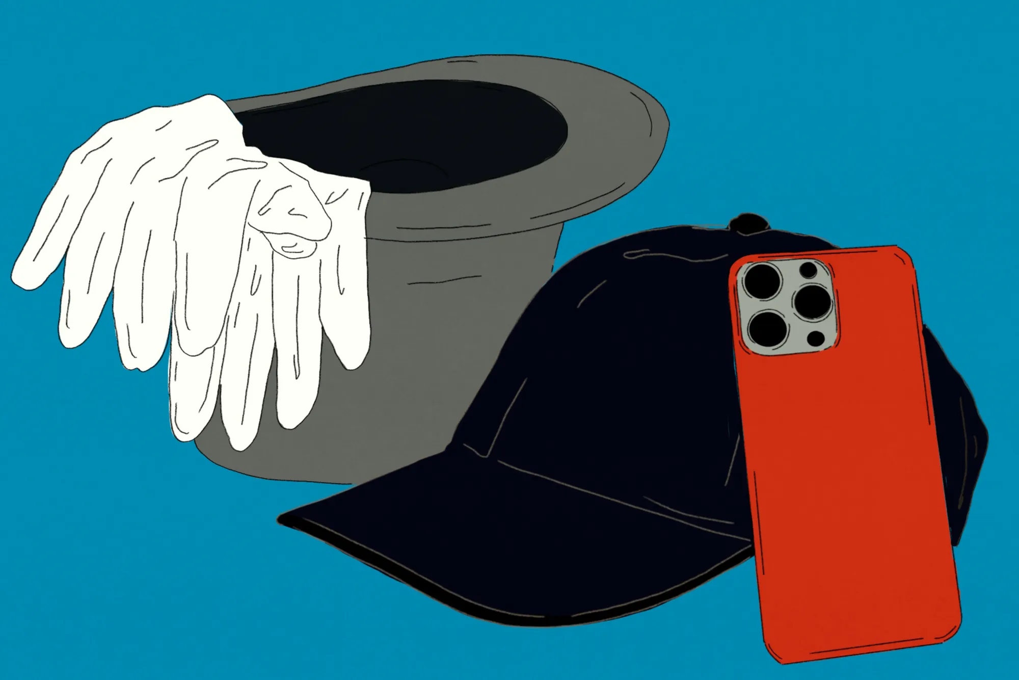 Illustration of Elon Musk and John D. Rockefeller